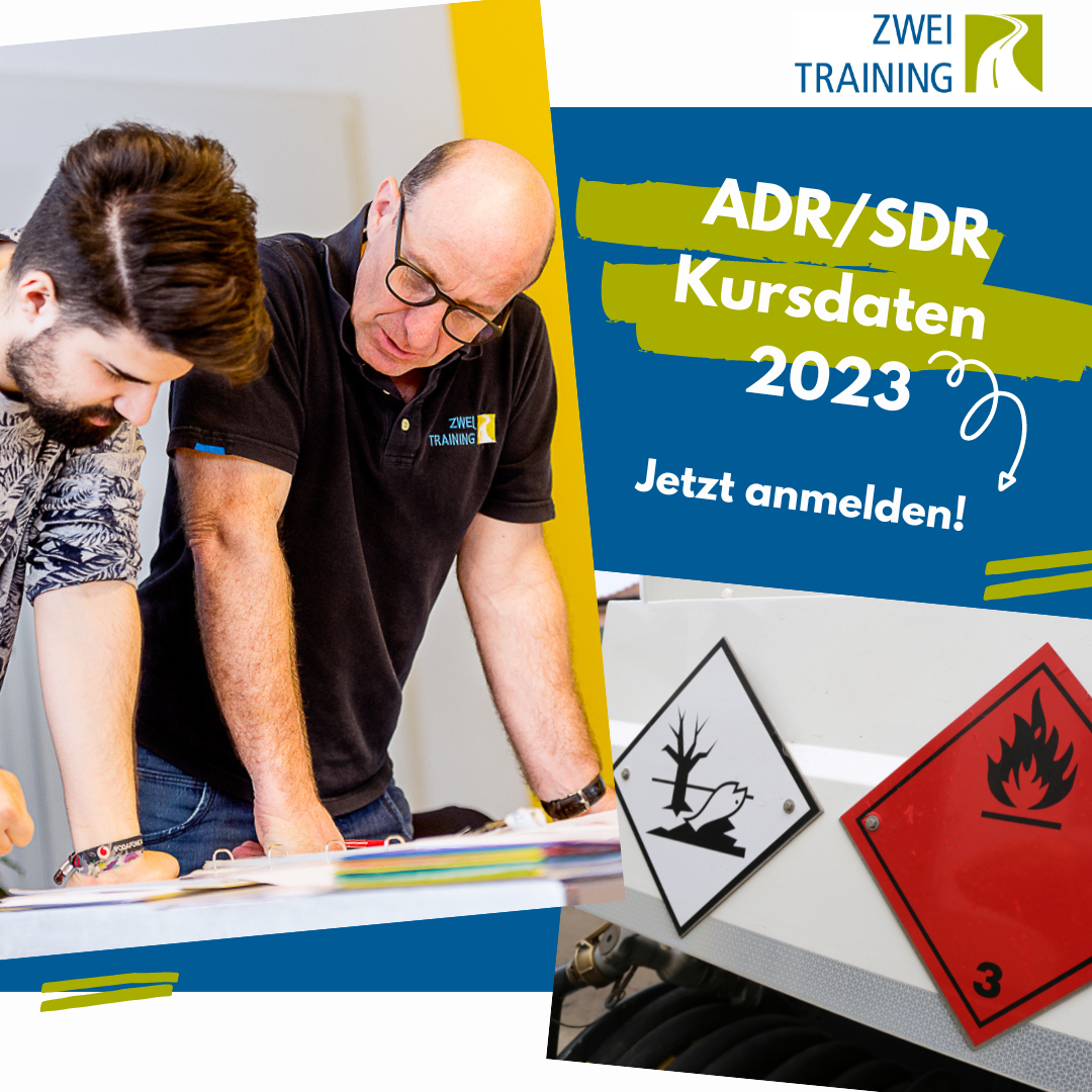ADR/SDR Kursdaten 2023